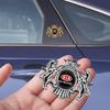 3D Metal Lion Crown Badges Car Body Window Decoration Stickers Auto Styling For KIA Sportage Rio Ceed Proceed K5 Sorento Picanto BY7