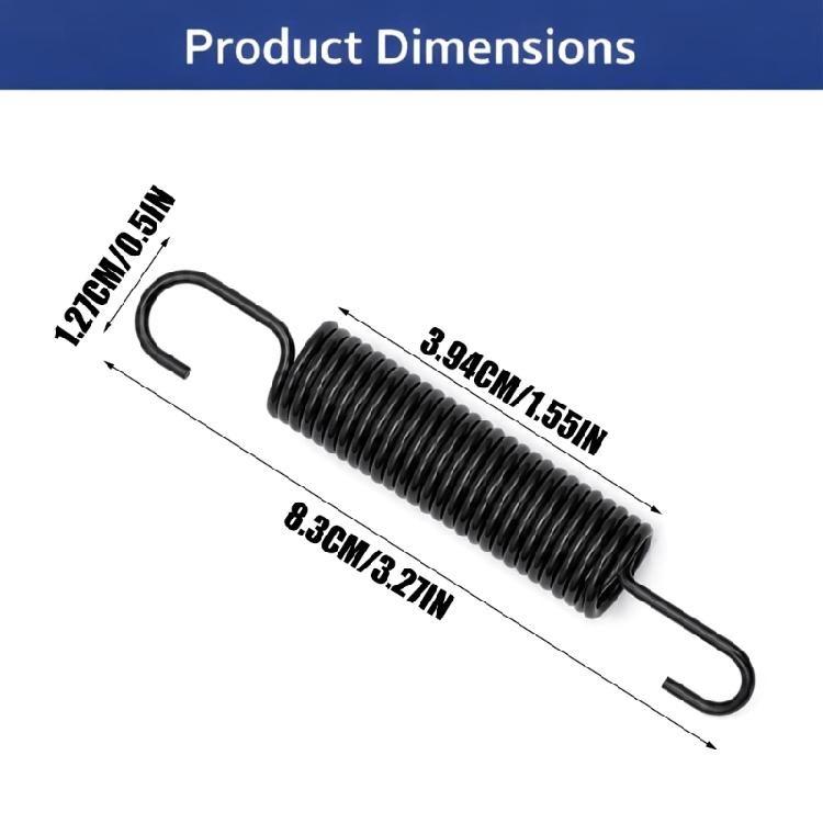 2Pcs Mower Deck Idler Return Springs High Strengthes Steel Idler Arm Spring For Enhancing Durability And Function