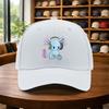 Gamer Axolotl Headphone Print Baseball Cap Adjustable Curved Brim Casual Street Dance Hat