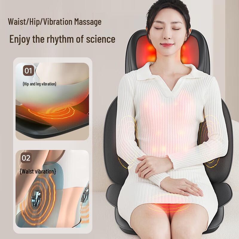 Chigo 3D Lumbar & Back Massager with Heat