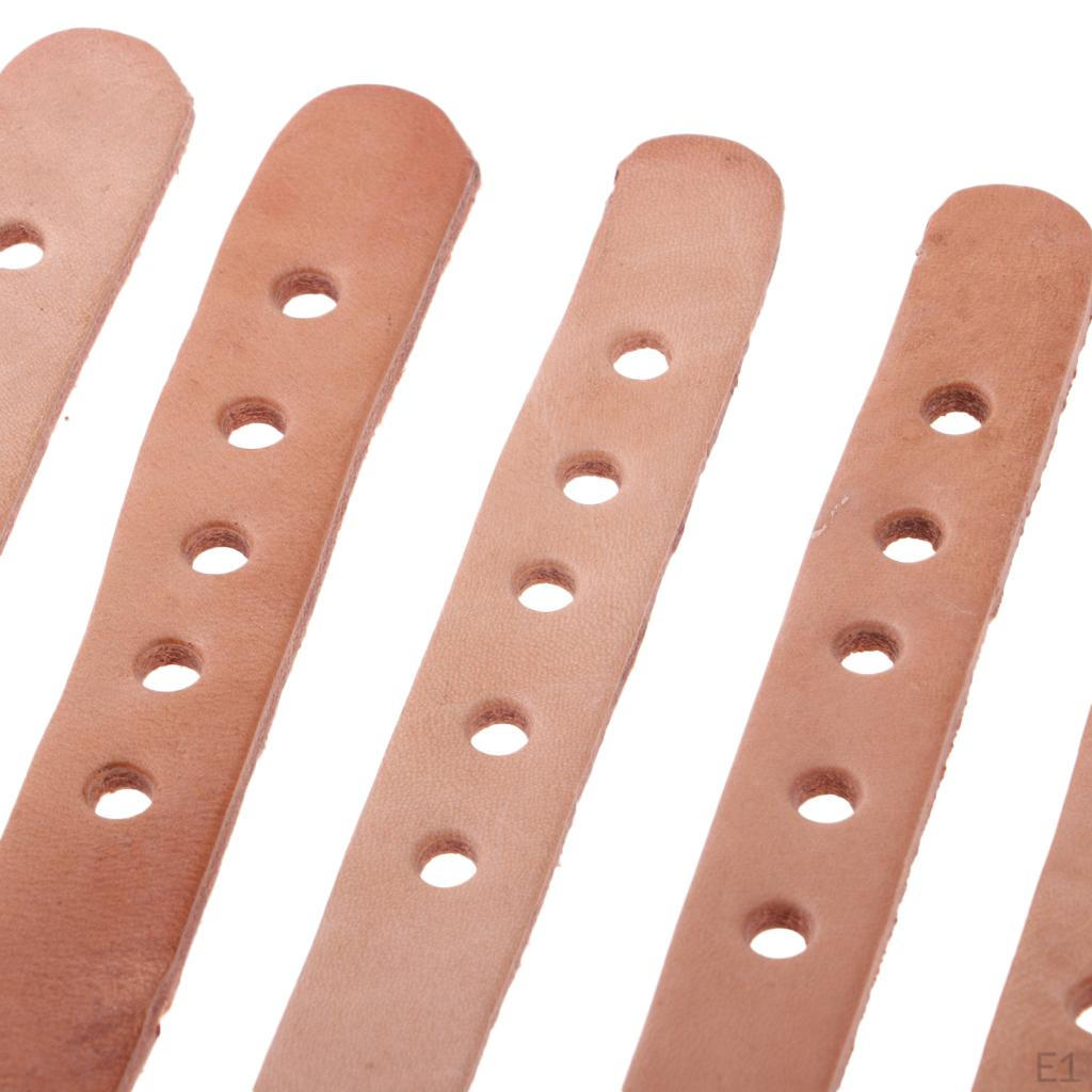 Pieces of 6 Pool Billiards Table Pocket Track Leather Belt Replacement