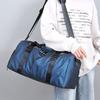 Einfache Tasche für Kurzreisen Buchstabe Tragbare Sport-Fitness-Tasche mit großem Fassungsvermögen Separates Schuhfach Gepäckaufbewahrungstasche für Geschäftsreisen