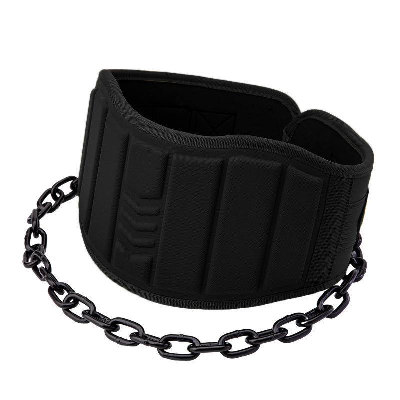 Weighted Fitness Belt for Pull-Ups & Squats with Thick Chain