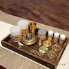 Copper Incense Seal Set: Incense Burner, Tools, Ash Press, Shovel, Spoon, Sandalwood, Agarwood Tray