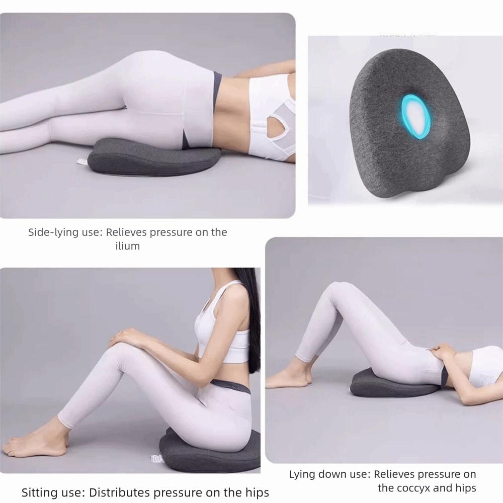 Prevent Pressure Sores Memory Foam Cushion Soft Texture Seat Pad Round Cushion  Office Home Decor