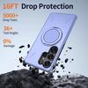 For Samsung Galaxy S26 Ultra Case Drop Proof Airbags Frosted Translucent PC + TPU Phone Back Cover