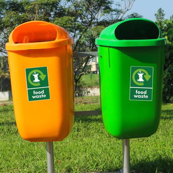 Recyklační nálepka na odpadkový koš Samolepicí Vodotěsné Značky pro třídění odpadu pro Domov Kancelář Byt Hotel Školu A Veřejný prostor