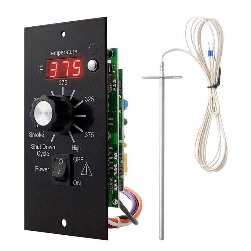 A25F-Digital Thermostat Kit For Traeger Pellet Grills Replacement Control Panel Thermometers Pro Controller With LED Display