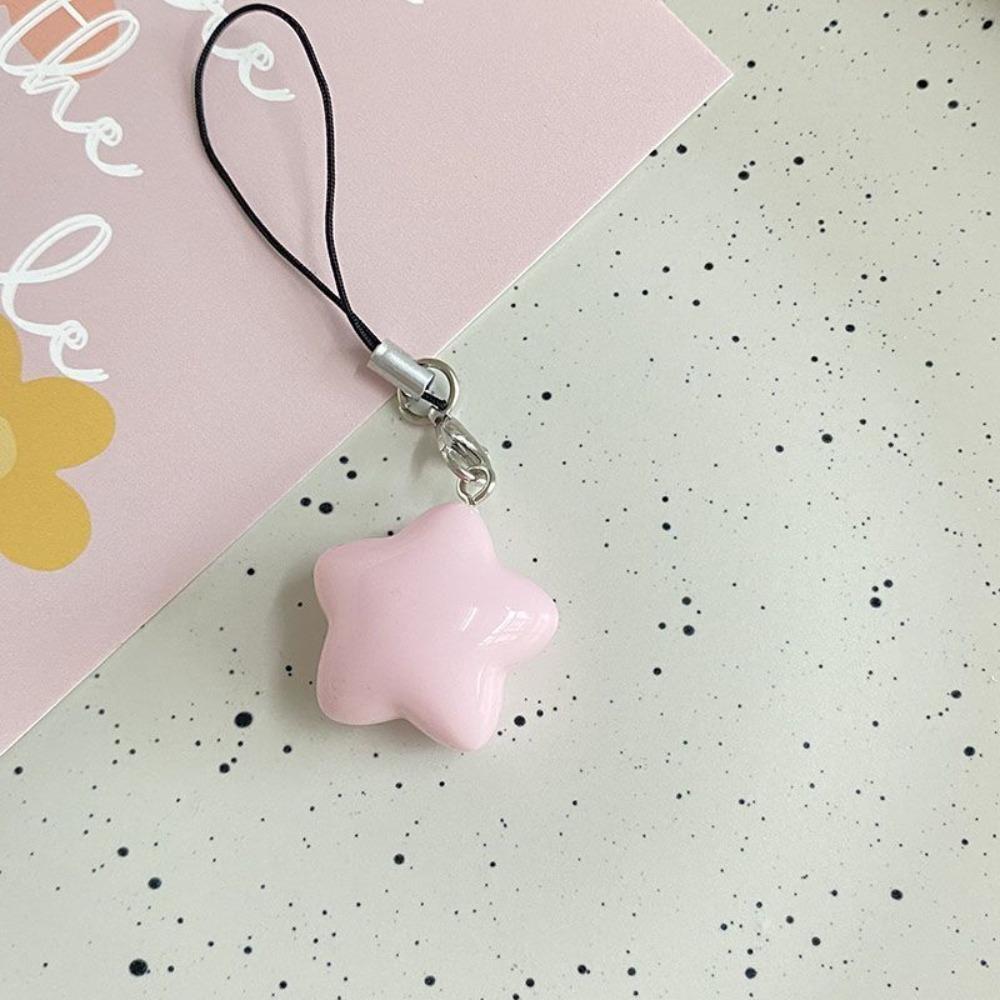 Pendant Star Phone Strap Phone Lanyard Mobile Phone Chain Fashion Phone Hanging Rope  Girl Jewelry