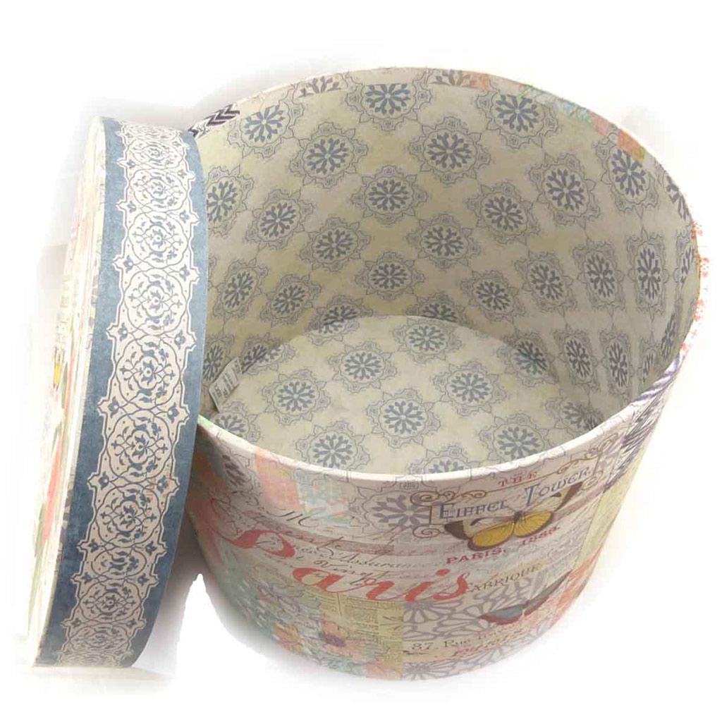 Les Trésors De Lily [J8368] - Set de 3 boîtes à Souvenirs 'Belle Epoque' beige multicolore