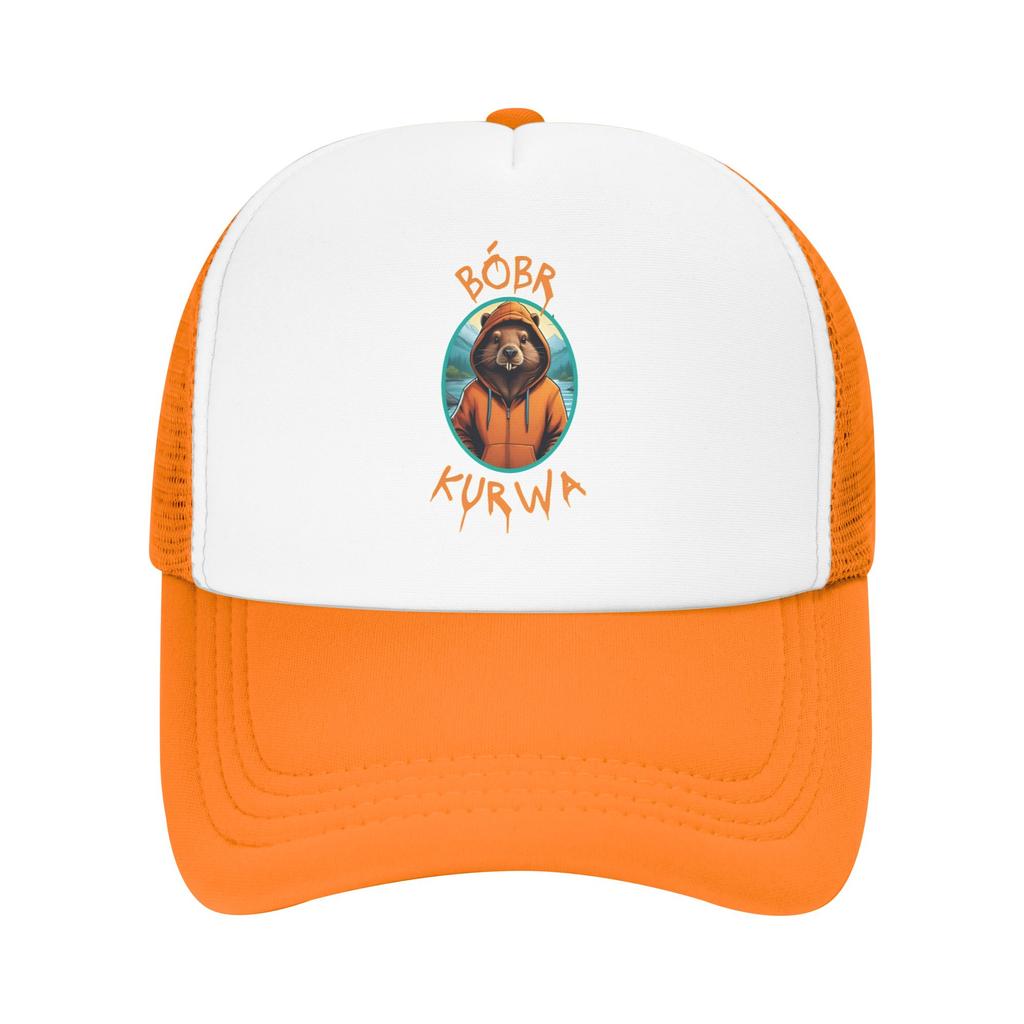 Bóbr Kurwa, The Polish Beaver  Mesh Sun Hats  Hiking Fishing Sun-Proof Baseball Caps Men Adult Streetwear Design Hip Hop Hats