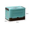 1Pc Foldable Storage Box Wardrobe Storage Box Large Capacity For Toy Clothes Snacks Books Shoes Plastic Box For Car Household