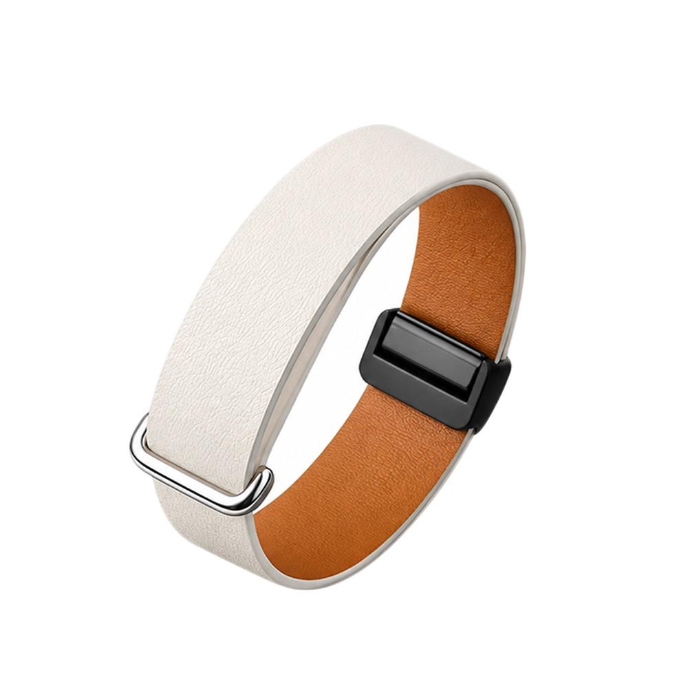 Leather Watch Band Magnetic Watch Band Replacement Wristband for Google Fitbit Air Daily Wear