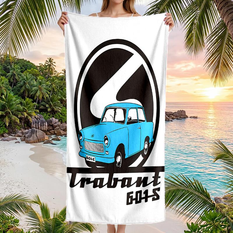 Trabant Mode Strandtuch: Ideal für Sommerabenteuer Weich, saugfähig und schnell trocknend geeignet zum Schwimmen und Baden
