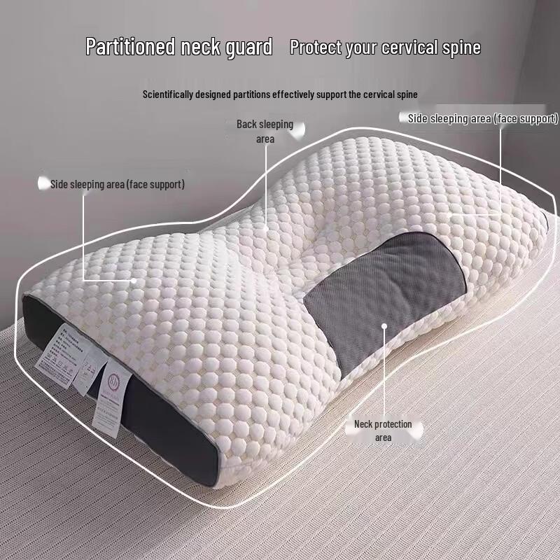 LISM Machine Washable Lyocell Neck Support Pillow Set