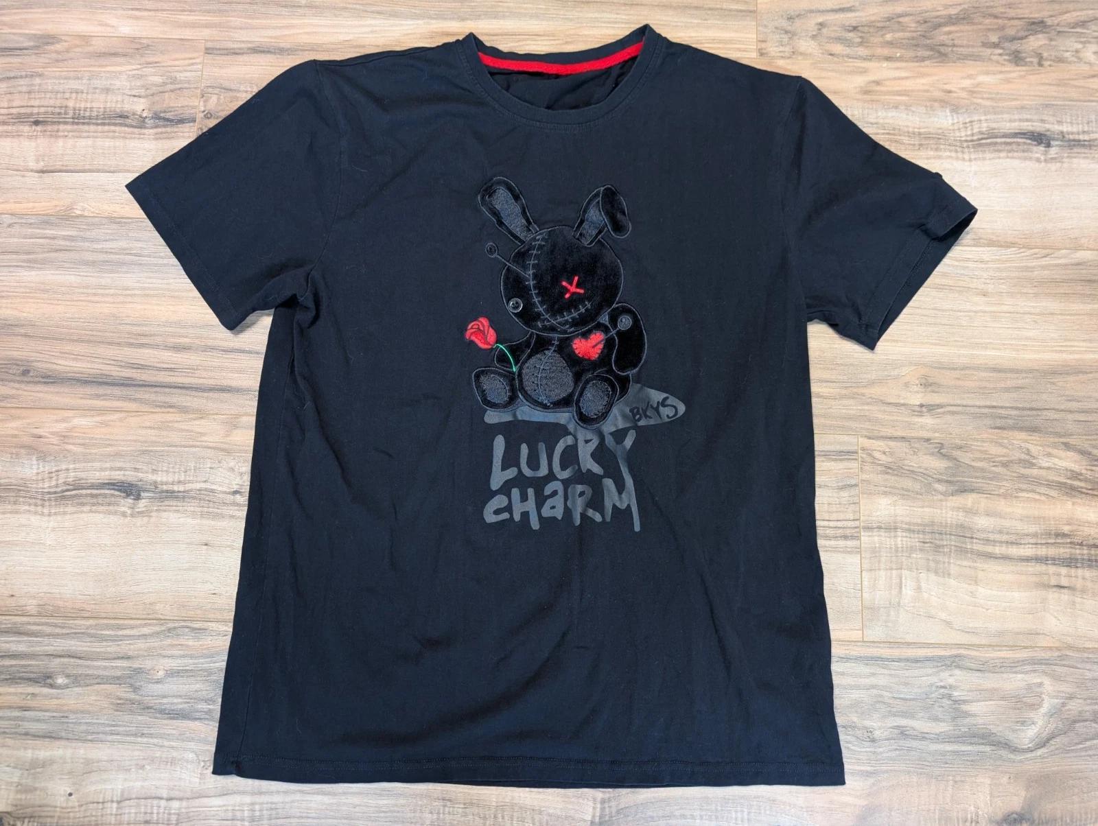 BKYS LUCKY CHARM T-SHIRT Size Small Black XL