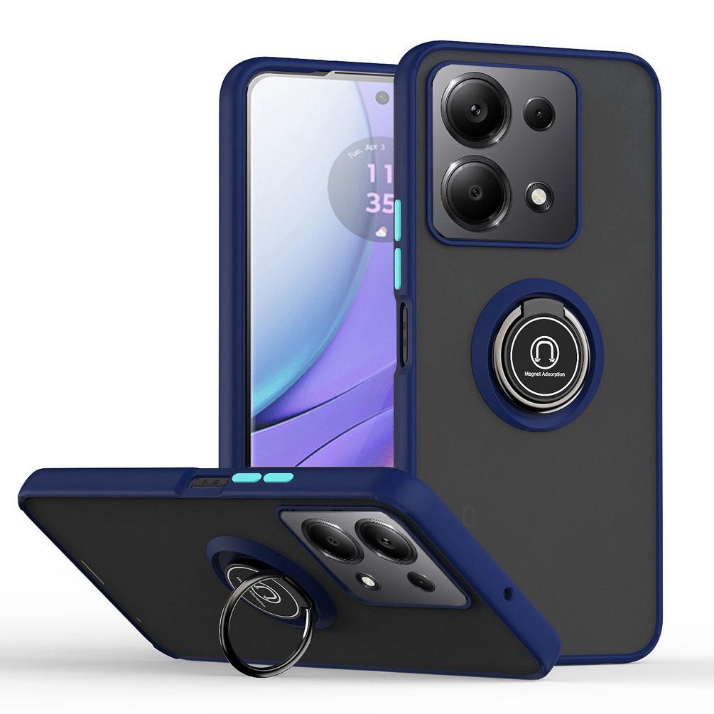 Custodia con supporto rotante per POCO M6 Pro F5 Pro POCO C65 X5 Pro M5 F4 X4 GT X4 Pro M4 Pro F3 X3 GT M3 X3 NFC Cover Supporto ad Anello per Auto