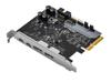 Rozšiřující deska ASRock Thunderbolt 4 kompatibilní s autorizovaným distributorem základních desek Intel řady 500 Thunderbolt 4 AIC [domácí produkt] R2.0