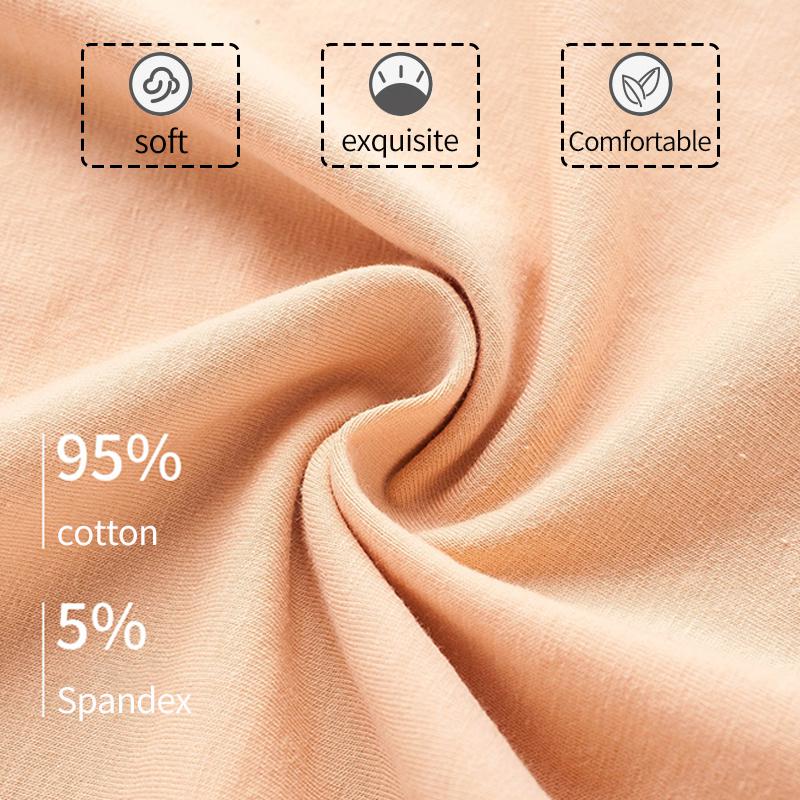 3Pieces/Lot Plus Size Comfortable Pure Cotton Women's Panties Lace Edge Cotton Crotch Panties Underwear Briefs