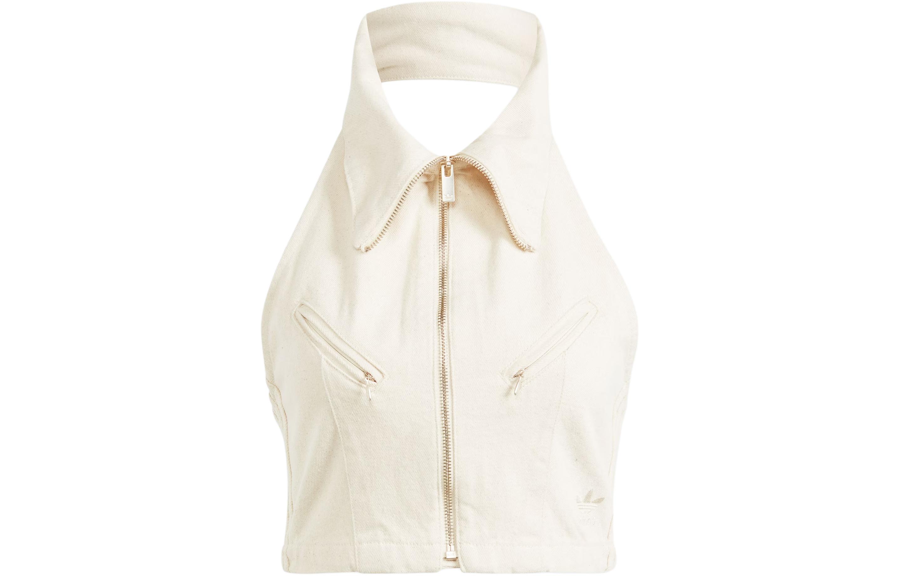 Adidas Originals Montreal Cropped Denim Vest IS3580 M