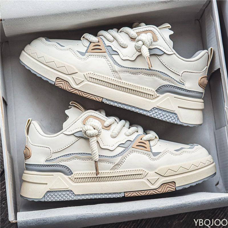 Men's shoes spring new sports board shoes versatile thick sole height increasing casual comfortable wear-resistant trendy shoes