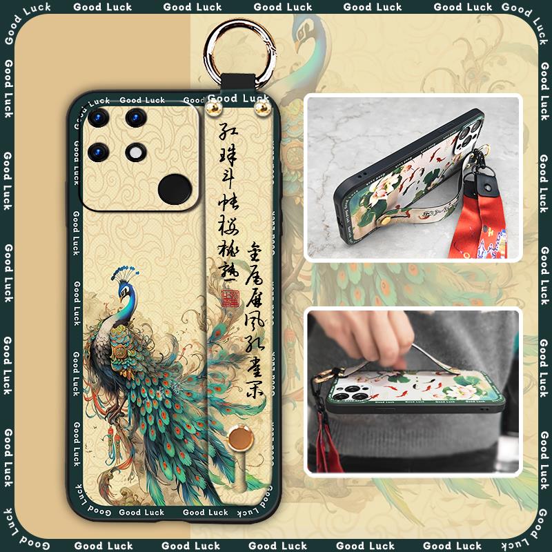 Anti-dust Back Cover Phone Case For OPPO Realme Narzo 50A Waterproof Elderly lady Dirt-resistant Phone Holder Anti-knock