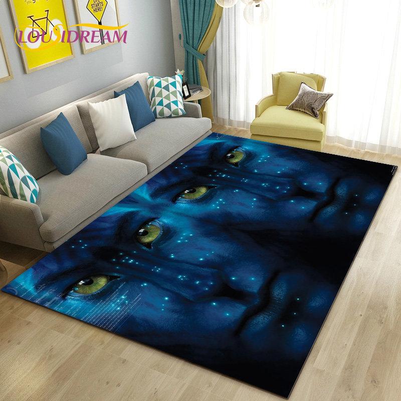 Tappeto Stampato HD del Film Avatar Grande, Tappeto per Soggiorno Camera da Letto Divano Zerbino Decorazione, Tappetino Antiscivolo per Giochi Bambini