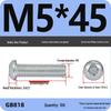 4.8 Grade Galvanized Phillips Round Head Screw (M2-M8)