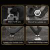 Stainless Steel Outdoor Tools Carabiner Clip Bottle Opener Keychain Ring Multifunction Card Tool Camping Climbing Accessories 4