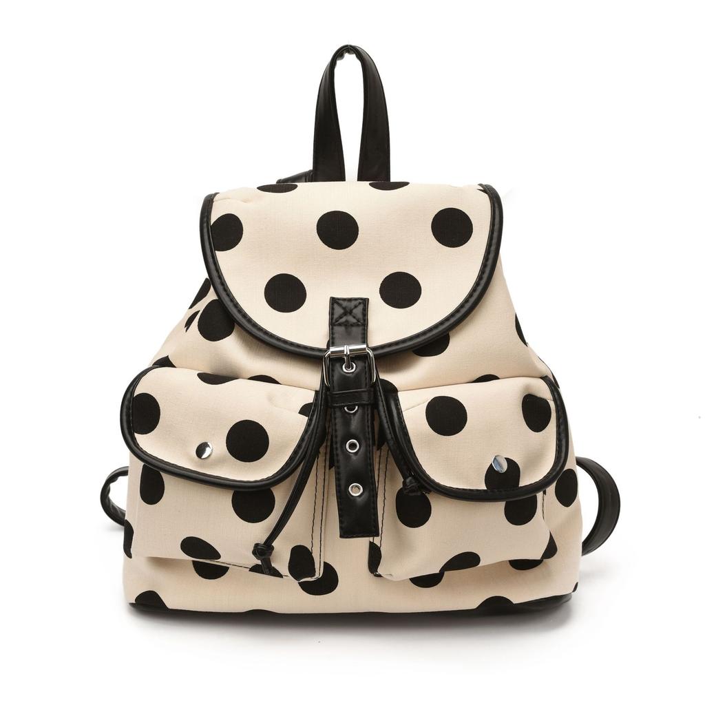 Cartable exquis super feu niche sac à dos pour femme 1011 nouveau polyvalent pour le trajet sac à dos à pois sac de voyage