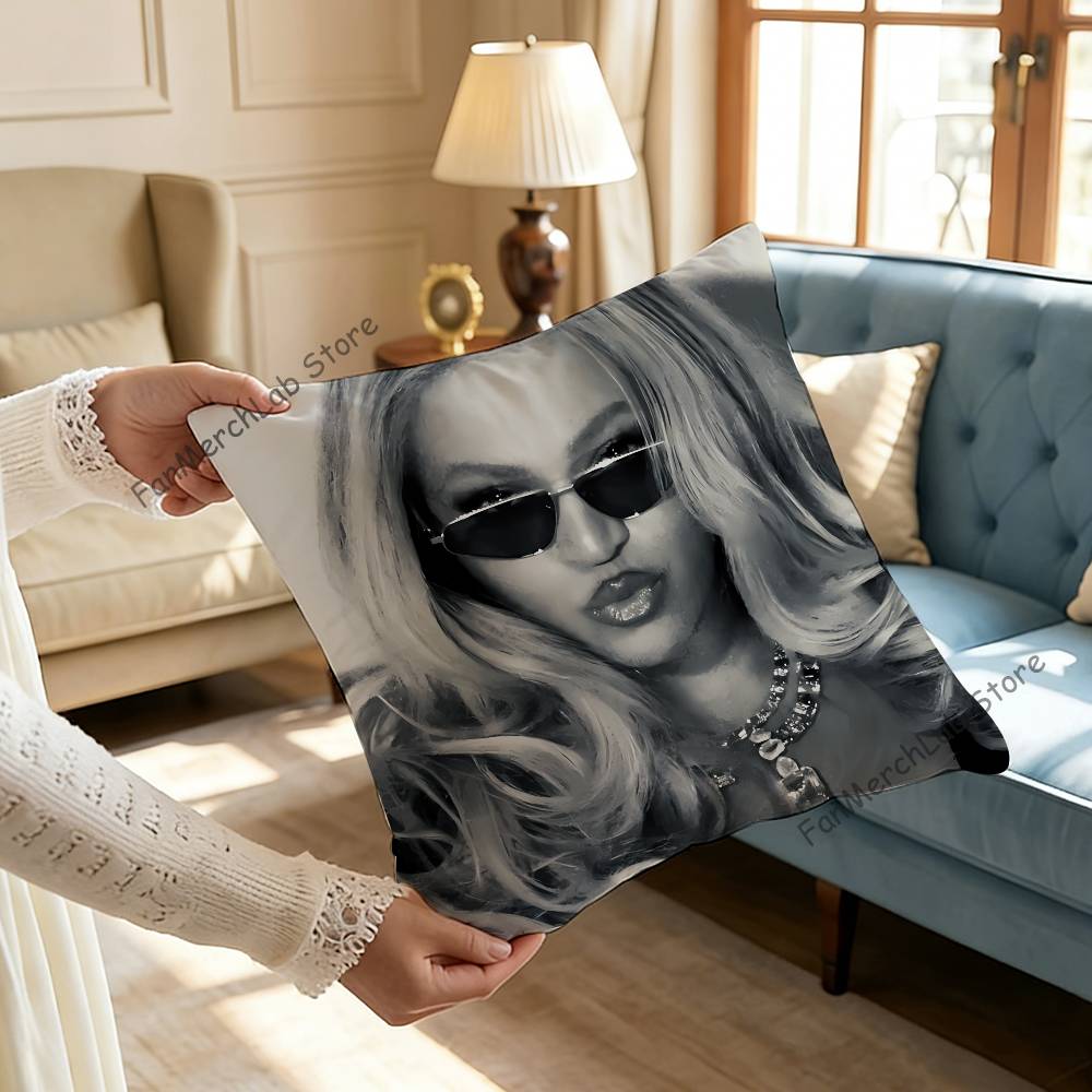 

BBeyonce COWBOY CARTER Pillow Case Plush Fabric Soft Pillowcase Double Sided Print Sofa Cushion Cover Throw 30x30cm