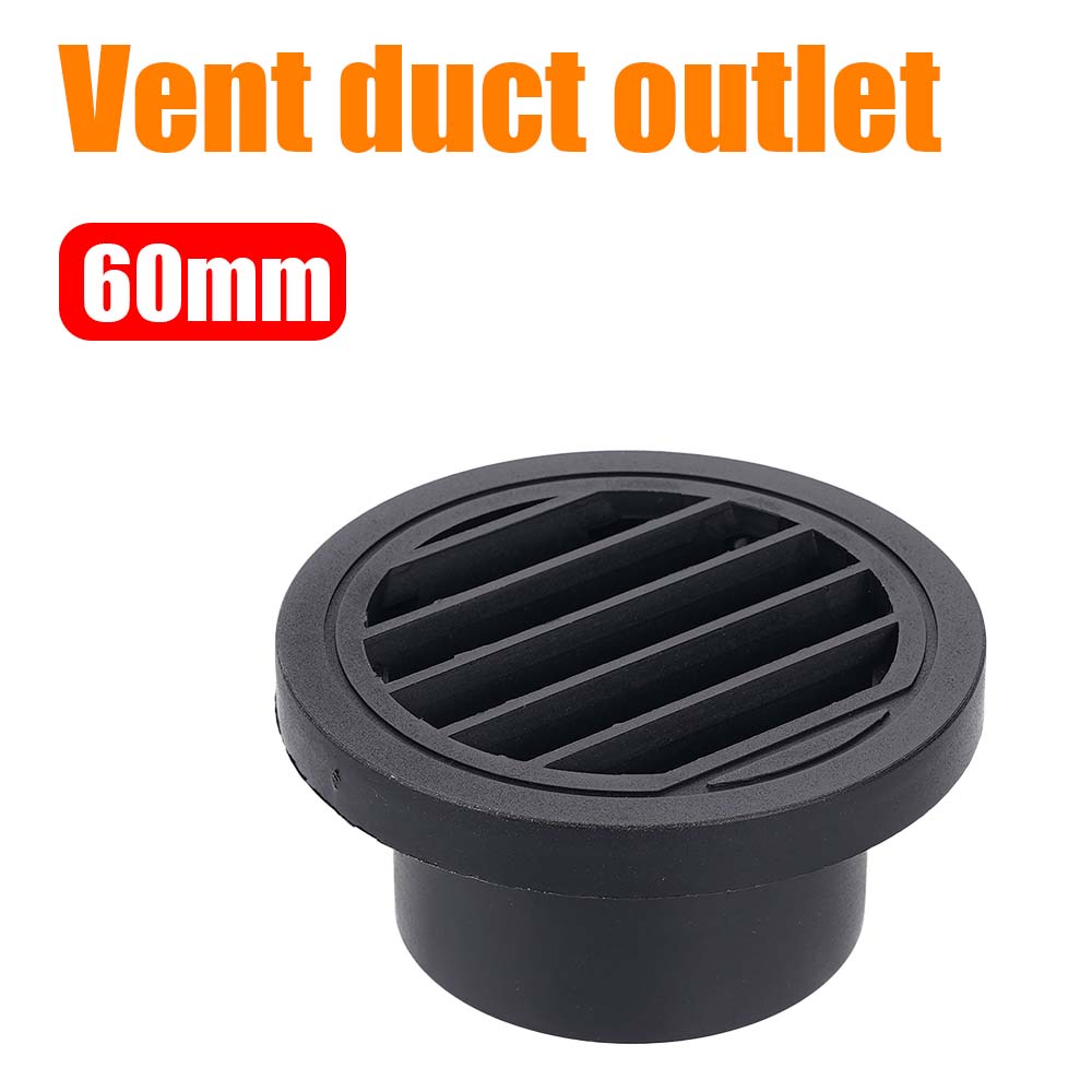 75mm/60mm Parking Heater Air Outlet Ventilation Pipe Connector Suitable For 2KW/5-8KW Diesel Heater Hot Air Outlet Accessories