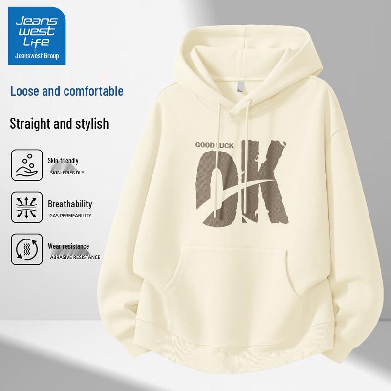 

JEANSWEST LIFE Мужская модная толстовка с капюшоном M