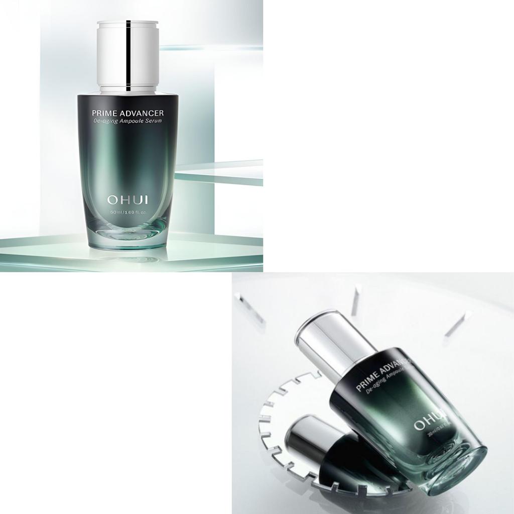 O HUI Prime Advancer De-Aging Ampoule Serum 3-Piece Set (Ampoule Serum 20ml + Booster Shot 10ml * 2pcs)