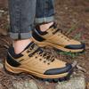 Men's Hiking Boots Waterproof Outdoor Sports Shoes Leather Sneakers Male Plus Size 39-46