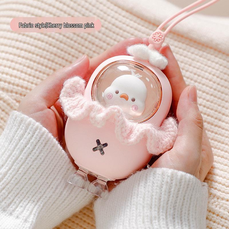 Mini Mibao Rechargeable Cartoon Hand Warmer - Portable Home & Dorm Gift for Warmth