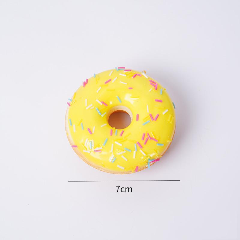 

1/7 Pcs Fridge Doughnut Magnets Artificial Pu Donuts Decorative Stickers Kawaii Decor Refrigerator Home Kitchen Decoration Gift 2