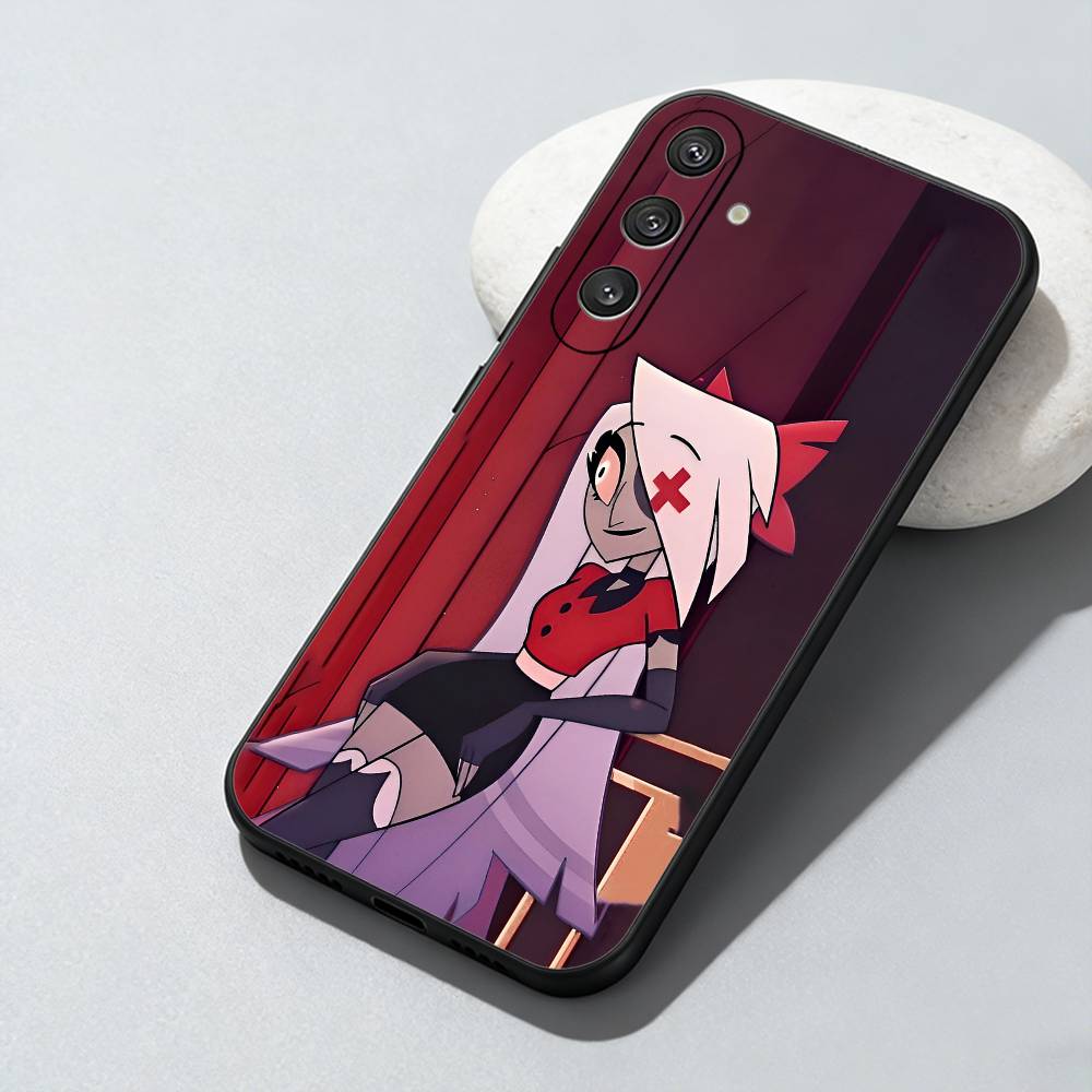 H-Hazbin H-Hotel Handyhülle Für Samsung Galaxy A73,A72,A71,A70,A52,A51 Andere Weiche Schwarze Hülle