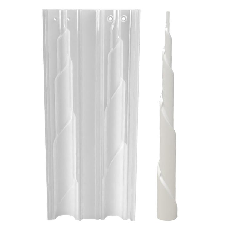 Силиконовые формы для свечей  Скрученный стержень  Ручная работа DIY 3D-цилиндр