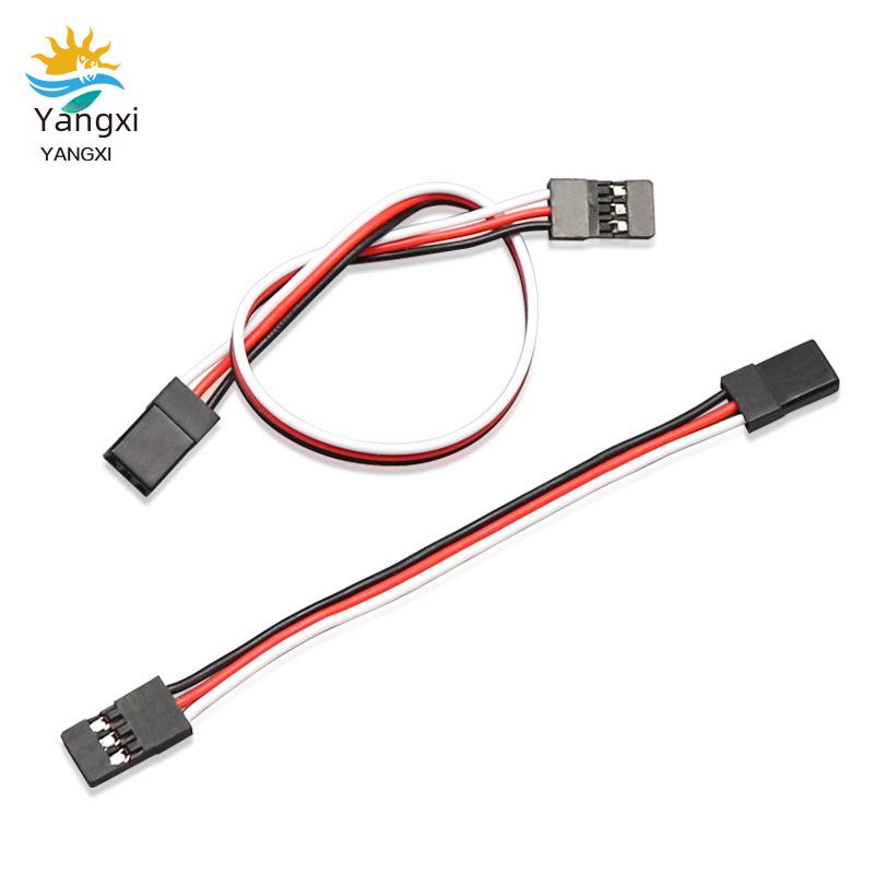 "30-Core Servo Extension Cable for Model Cars and Aircraft, Male to Female, 150/200/300/500mm"