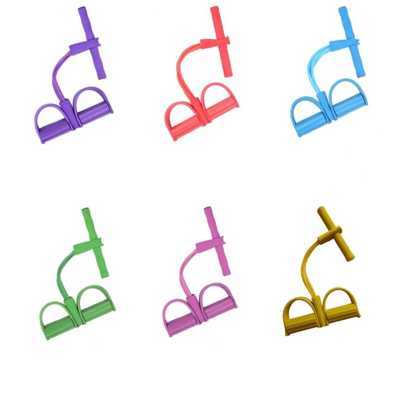 Fitness Accessories Foot Pedals Tension Rope Trainer Sit Ups Abdominal Exercises Abdominal Curls Elastic Bands Yoga Exercises S