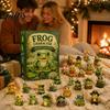 Christmas Tree Hanging Ornaments Frog Advent Calendar 2026, 24 Days Countdown with Pcs 2D Holiday Pendant Acrylic Ornaments, Cute Pendants for