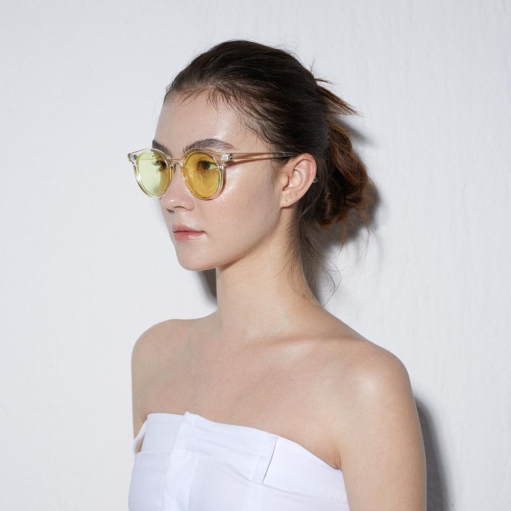 Mitaseongeullaseu Fraser Tinted Sunglasses Mt005178C2 Yellow