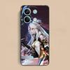 Game GI Ningguang Matte TPU Mobile Phone Case for Xiaomi Redmi Note 14 13 12 11 S Pro Plus 4G 5G Colorful Printing Cover