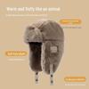 Women's Korean Velvet-Lined Windproof Winter Ear and Neck Protection for Riding