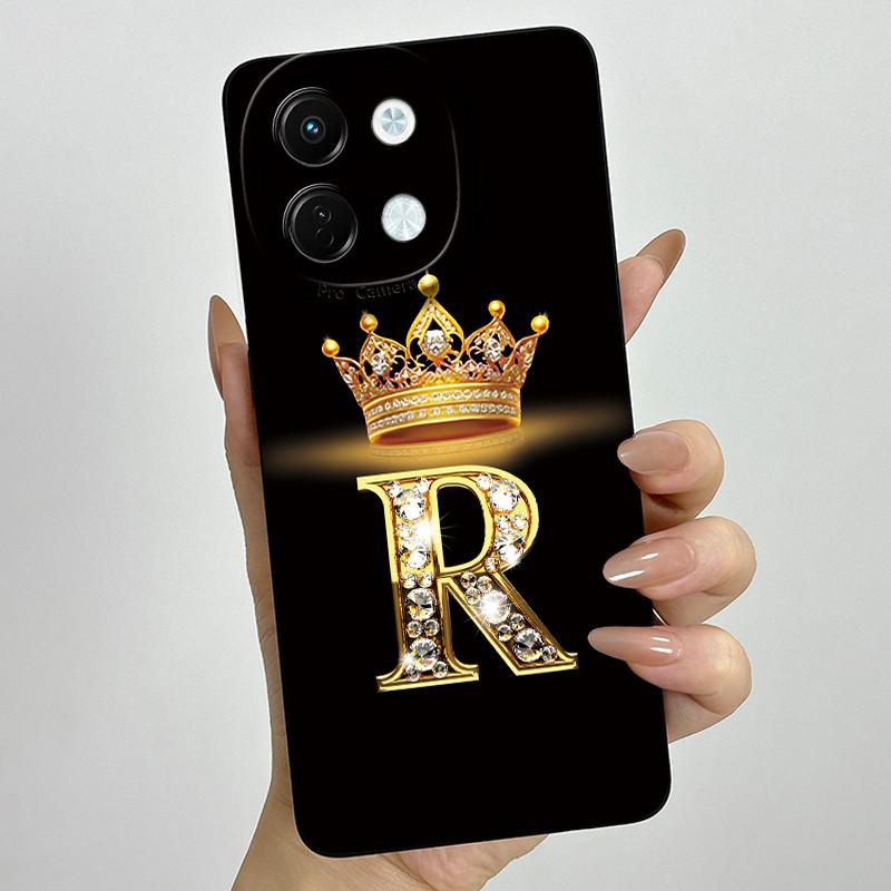 For Tecno Spark 30 5G Case KL8 Phone Cover Crown Letter Soft Silicone Funda for Techno Spark 30 5G Back Shell Spark30 5G Bumper