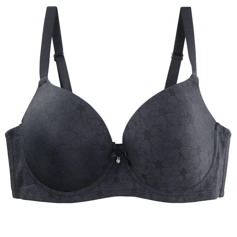 Source Bra Adjustable Large Size Women's Underwear Lace Breathable Glossy Anti-sagging Bra Source