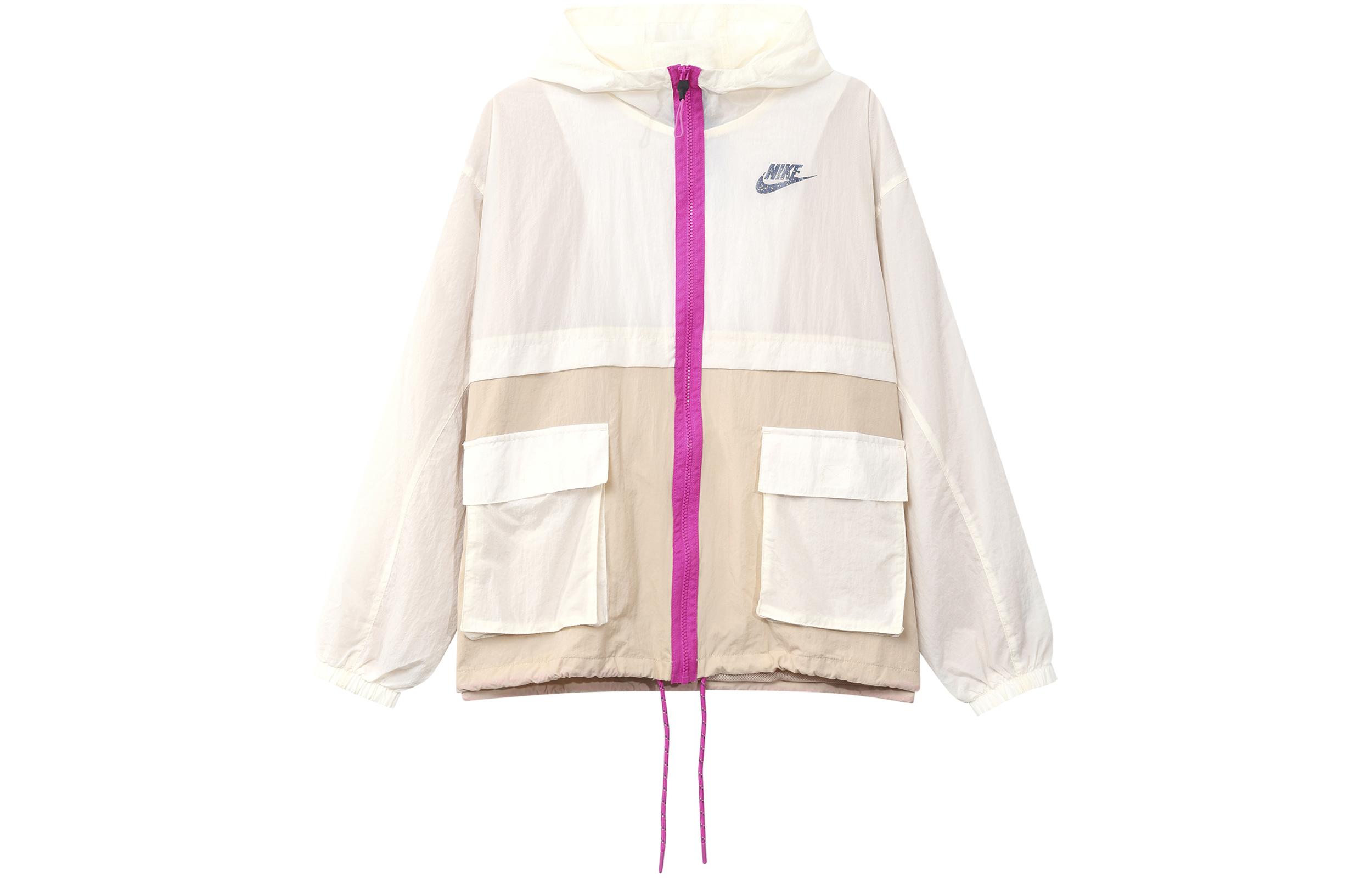Nike Jackets Women s Pink Hooded Moderate Other CJ2295-110 XS