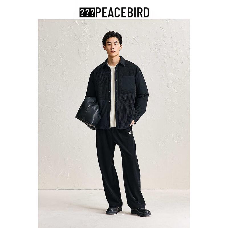 Peacebird Men's Velvety Chenille Warm Casual Pants