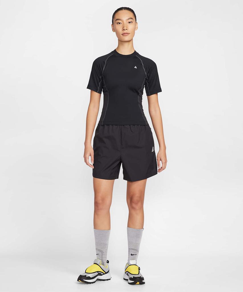 Nike Acg Wild Sea Dry Fit Short Sleeve Base Layer Top W - Black:Anthracite:Summit White / Io1461-010